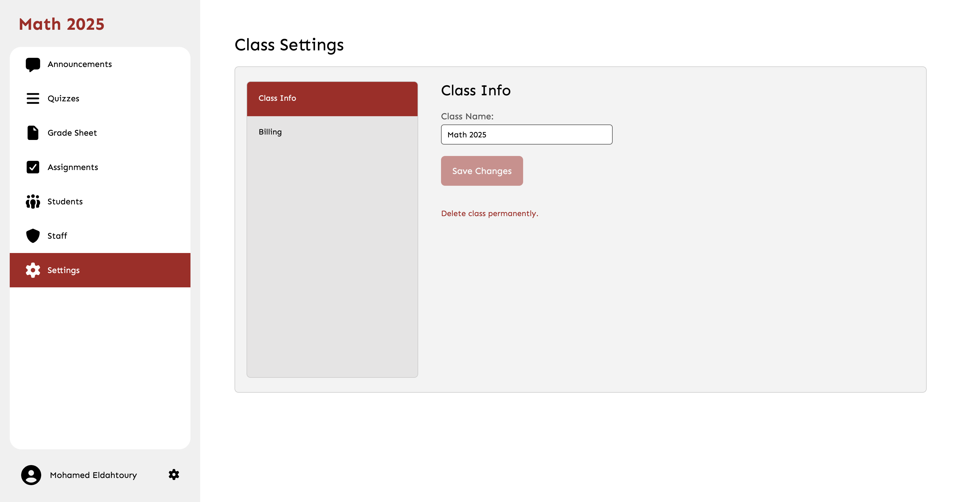 Organization Settings